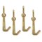 Mytee Products 5/16 in Mini J Hook G70 w/ Oblong Link, 5400 lbs WLL, 4PK MJHookx4 - alternate 1