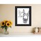 Homeroots Nice Donkey Black Framed Print Bathroom Wall Art 530072 - alternate 2