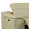 Homeroots Beige Italian Leather Power Reclining U Shaped Six Piece Corner Sectional With Console 476587 - alternate 4