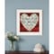 Homeroots Measure of Love 1 White Framed Print Wall Art 404782 - alternate 4