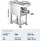 Vevor Commercial Electric Meat Grinder 22Lb/Min 2200W Industrial Cabinet Grinder YD-DJ-32C - alternate 3