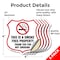 Signmission No Smoking Shield Sign This Is A Smoke F, 4 inch X 4 inch, Vinyl Decal, 5PK SHI-D-5PACK-4-402 - alternate 2