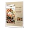 Deflecto Tabletop Sign and Menu Holder, 8.5 x 11 Insert, Clear 4432 - alternate 2