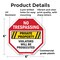 Signmission No Trespassing Private Property Vio, 6 Inch X 6 Inch, Plastic Sign OC-P-6-99 - alternate 6