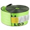 Mytee Products Winch Straps 4inx30ft Hi-Vis Safety Green Tie Down w/Flat Hooks WLL# 5400 lbs, 10PK WS430SGx10 - alternate 6