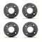 Ironwerks Designs 1-1/4" Black Malleable Iron Premium Floor Flange, 4 PK IW-FLNG-1-1/4-4 - alternate 1