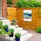 Trademark Fine Art Outdoor Canvas Art Alyson Storms Rainbow Stripes 1 Wall Art for Patios, or Gardens 1X30594-OC2432WR - alternate 3
