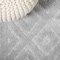 Jonathan Y Portmany Neutral Diamond Trellis Light Gray 2 ft. x 8 ft. Indoor/Outdoor Runner Rug IBZ104C-28 - alternate 4