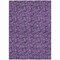 Homeroots 8' X 10' Purple Eggplant And Ivory Floral Washable Indoor Outdoor Area Rug 581921 - alternate 3
