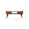 Homeroots 39in Brown Solid Wood Enclosed and Open Storage TV Stand 719195 - alternate 5