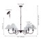 Jonathan Y Phoebe 41.5" 6-Light Grand French Country Farmhouse Adjustable Swooping Arm Candle-Style Metal LED C JYL7624A - alternate 7