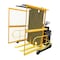 Vestil Steel Portable Pallet Inverter With Cage 32-76 IN. Fork Opening 3,000 Lb. Cap, Yellow/Black PI-P-SL-3276-PRSR - alternate 3