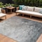 Homeroots 10' X 14' Taupe Brown And Silver Abstract Washable Indoor Outdoor Area Rug 617376 - alternate 1