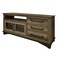 Homeroots 61" Brown Solid Wood Cabinet Enclosed Storage Distressed TV Stand 528721 - alternate 4