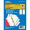Tabbies 1" ERASABLE WRITE-ON INDEX TABS, BLUE, 1"W - 1/2" TAB EXTENSION, 24 TABS/PACK, 10 PACKS/BOX, 10PK 58607 - alternate 3