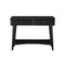 Homeroots 42" Black Floor Shelf Console Table With Shelves And Drawers 524159 - alternate 4