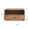 Homeroots 12" Beige Solid Wood Square One Drawer Nightstand 651837 - alternate 4