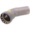 Viega MegaPressG 45 street elbow P 1.25 FTG IPS 1.25 carbon steel zinc-nickel coating 26116 - alternate 3