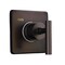 Kingston Brass Single-Handle Three-Way Diverter Valve with Square Trim Kit, Oil Rubbed Bronze KS3045CML - alternate 1