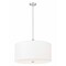 Z-Lite Linden Brushed Nickel 1 Light Pendant 1962P24-BN-LED - alternate 1