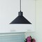 Vaxcel Akron 1L Bronze Metal Industrial MCM Cone Pendant Hanging Ceiling Light P0362 - alternate 4