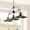 Jonathan Y Cade 38.5 in. 3-Light Industrial Farmhouse Iron Linear LED Pendant, Oil Rubbed Bronze/Clear JYL7593A - alternate 6