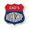 Signmission Dad's Workshop, 12 Inch X 12 Inch, Plastic Sign SHI-P-12-489-DAD - alternate 1