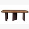 Homeroots 48in Light Brown Genuine Leather and Solid Wood Upholstered Bench 722885 - alternate 1