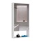 Homeroots 18" White Wood Floating Single Door Bathroom Vanity And Medicine Cabinet With Mirror 543602 - alternate 3
