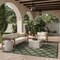 Homeroots 6' X 9' Dark Green And Light Green Trellis Indoor Outdoor Area Rug 545232 - alternate 5