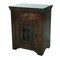 Homeroots 30" Dark Brown Solid Wood One Drawer Nightstand 488752 - alternate 1