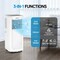 Edendirect 4800 BTU (DOE) Portable Air Conditioner Cools 200 sq. ft. with Dehumidifier, Remote, Sleep Mode ZR-KY-17C1 - alternate 4
