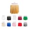 Smarty Had A Party 84 Gold Round Disposable Plastic Tablecloths 96 Tablecloths, 96PK 823270-G-CASE - alternate 3