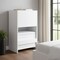 Homeroots 19" White Wood Lighted Mirrored Dresser 691698 - alternate 3