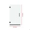 Fab Glass And Mirror Fab Glass Frameless Hinged Single Swinging Shower Door with 3/8 Tempered Glass and Smartguard E SHRO30X72MB - alternate 4