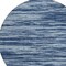 Homeroots 8' Blue And Navy Blue Round Abstract Washable Indoor Outdoor Area Rug 613081 - alternate 5