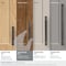 Amerock Bronx 5-1/16 in 128 mm Center-to-Center Oil Rubbed Bronze Cabinet Pull BP36558ORB - alternate 4