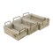 Homeroots Set of Three Brown Solid Wood And Metal Crate, 3PK 487691 - alternate 7