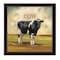 Homeroots Colby the Cow Black Framed Print Wall Art 404826 - alternate 1
