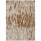 Homeroots 9' X 12' Orange And Ivory Abstract Washable Indoor Outdoor Area Rug 612693 - alternate 6