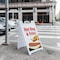 Signmission Hot Dog & Fries, A-Frame & 2 Decals Installed, Heavy-Duty Plastic Frame SBHD-D-2436-Hot Dog & Fries - alternate 4