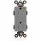 Leviton Straight Blade Receptacle, 5-15R, 15 A, 125V AC, Surface Mount, Isolated Ground MT162-IGG - alternate 1