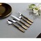 Homeroots Matte Gold Stainless Steel Five Piece Hand Forged Place Setting 568828 - alternate 4