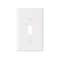 Pass & Seymour TradeMaster Wallplate, 4-1/2 in L, 2-3/4 in W, 1 -Gang, Plastic, White, Matte TP1WCC100 - alternate 2