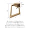 Amerock Blackrock Champagne Bronze Contemporary 6-13/16 in 173 mm Length Towel Ring BH36002CZ - alternate 3