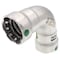 Viega MegaPress 90 elbow P1 0.75 P2 0.75 316 stainless steel 90010 - alternate 1