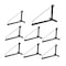 Mytee Products Mytee Products1 Tier Shipping Container Shelving Bracket with Hooks - 16inx18in, 550 lbs WLL, 8PK CNT-SHELF1x8 - alternate 6