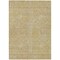 Homeroots 3' X 5' Gold And Beige Geometric Washable Indoor Outdoor Area Rug 594545 - alternate 5