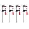 Powertec 12 in. Steel Bar Clamps w/ 600 lbs Loads Limit & 2-1/2 in. Throat, Quick-Release F Clamp, 4PK 71918-P2N - alternate 1