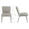 Flash Furniture Gray Dot Fabric Church Chair, PK4 4-FD-CH0221-4-SV-GYDOT-GG - alternate 6